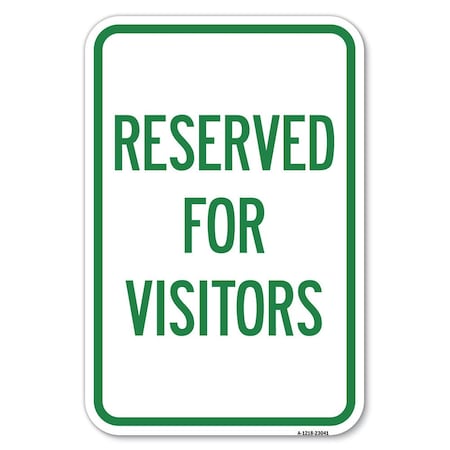 Signmission Reserved Parking Sign Reserved Parking f Heavy-Gauge Aluminum Sign, 12" x 18", A-1218-23041 A-1218-23041